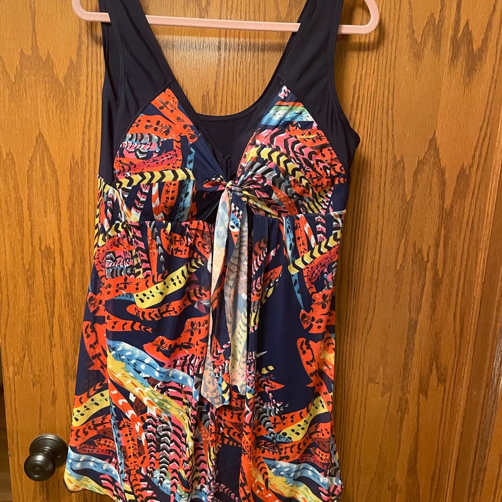 Colorful One Piece Swimsuit